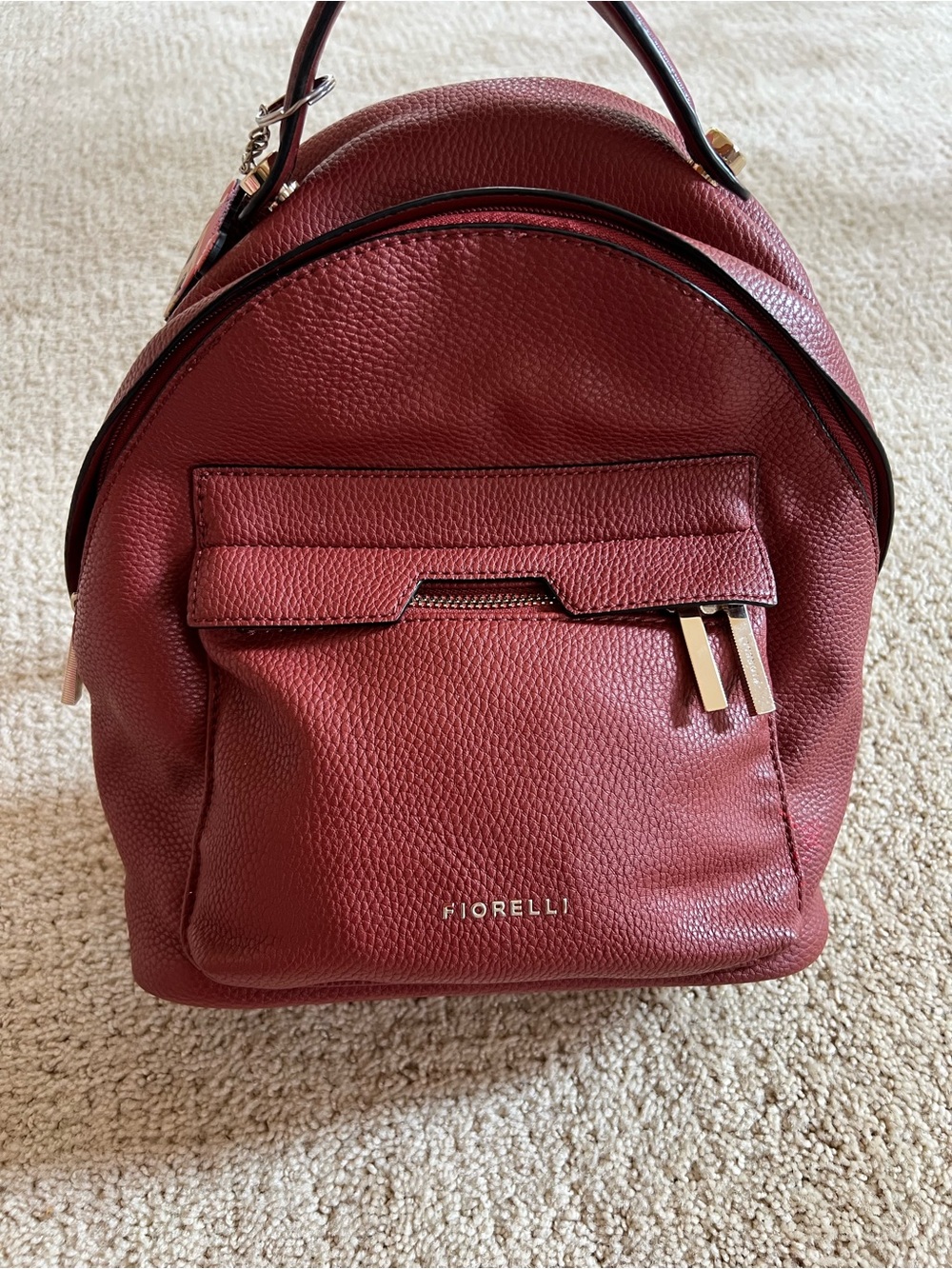 Leather Backpack Bag by FLORELLI